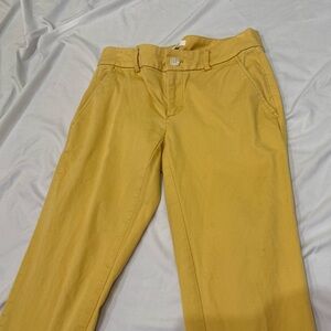 Yellow Ann Taylor Pants